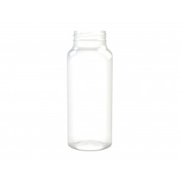 Frasco PET 250ml M2 quadrado 38 3E transparente