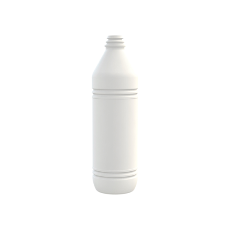 Garrafa HDPE 1000ml lejía blanco